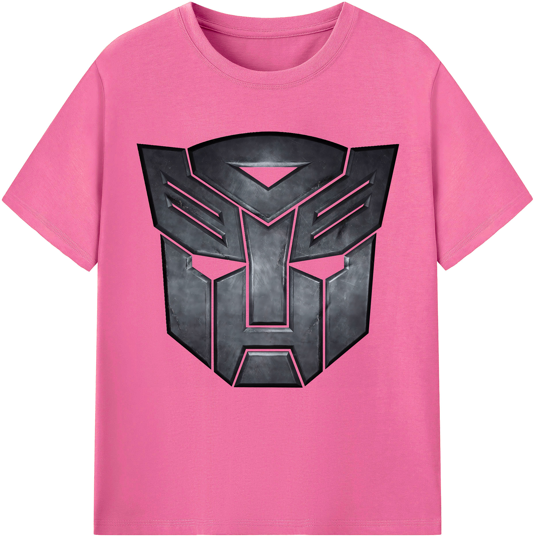 （画像用） Transformers トランスフォーマー レディースカジュアルプリントTシャツ（綿100％）